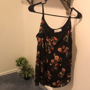 Pink Republic Floral Tank Blouse